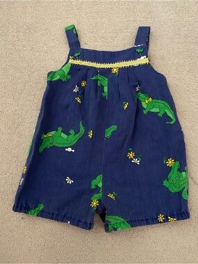 Handmade Vintage Alligator One piece 2T jumper